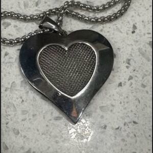 Stainless Steel Beautiful Heart Necklace